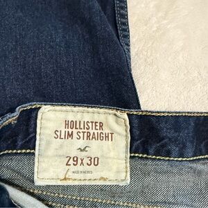 Hollister Slim Straight Jeans - Deep Indigo